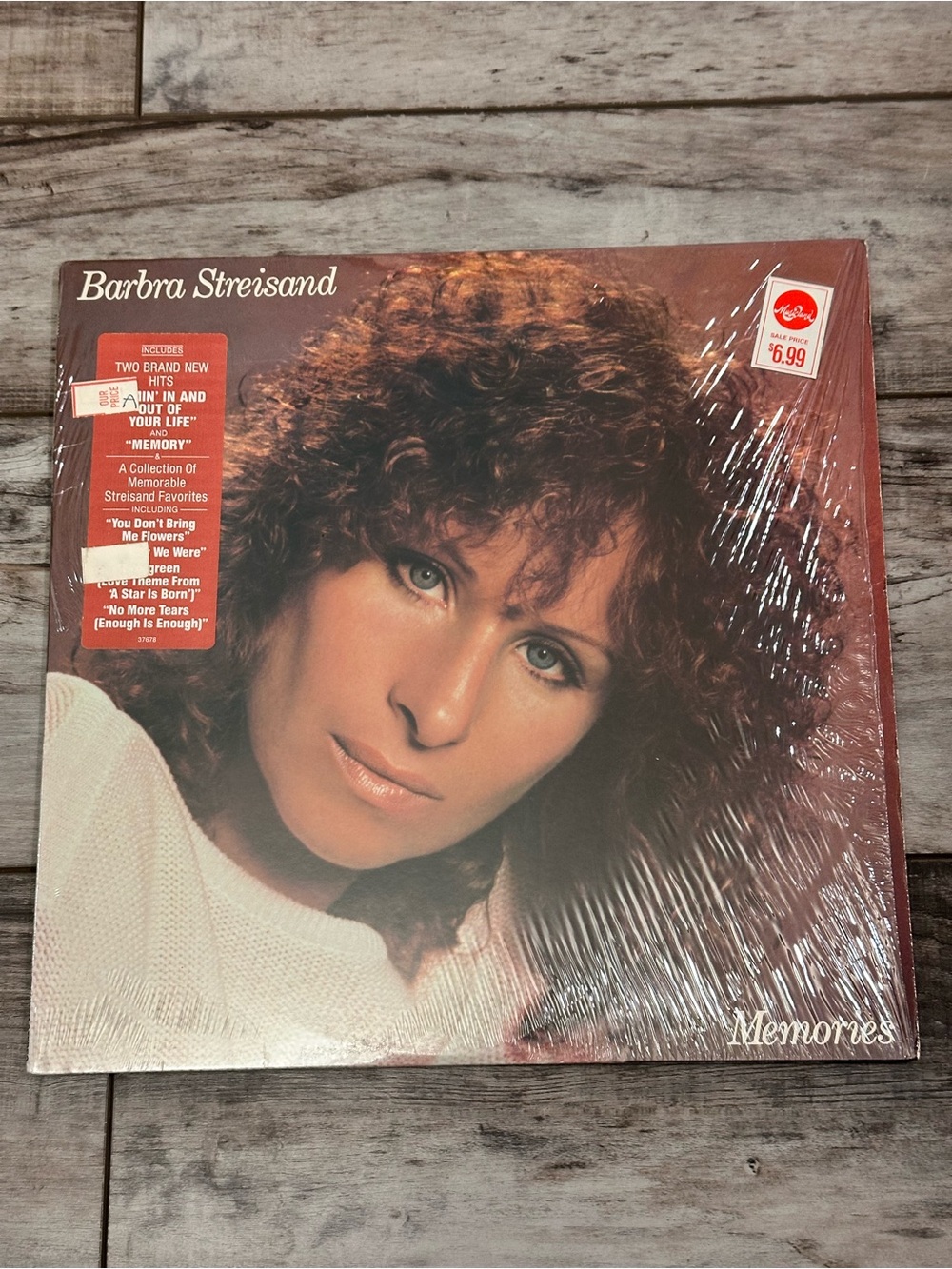 Barbra Streisand Memories Vinyl Record